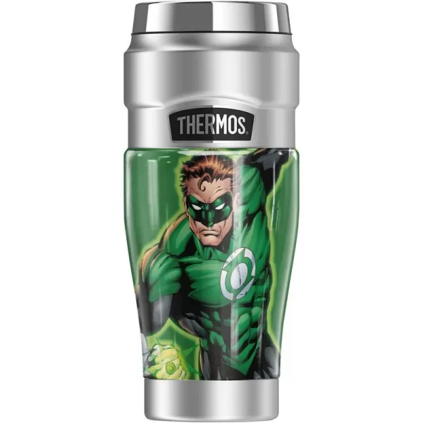 THERMOS Wonder Woman Character STAINLESS KING Stainless Steel Travel Tumbler Vacuum insulated amp Double Wall 16oz16 oz Tumbler Green Lantern