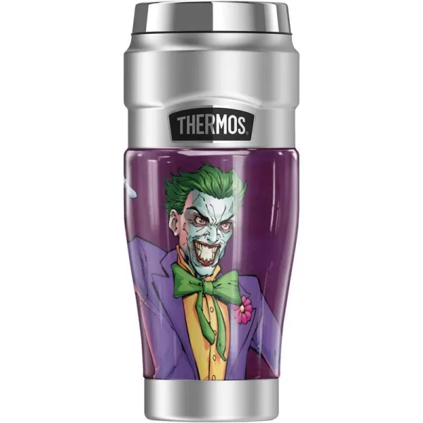 THERMOS Wonder Woman Character STAINLESS KING Stainless Steel Travel Tumbler Vacuum insulated amp Double Wall 16oz16 oz Tumbler Joker