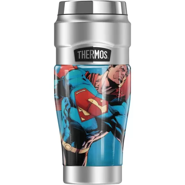 THERMOS Wonder Woman Character STAINLESS KING Stainless Steel Travel Tumbler Vacuum insulated amp Double Wall 16oz16 oz Tumbler Superman