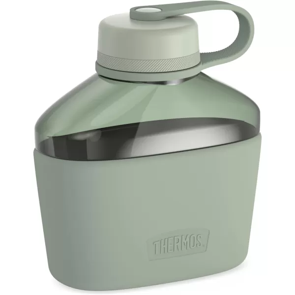 ALTA SERIES BY THERMOS Plastic Canteen Bottle 32 Ounce Matcha GreenMatcha Green