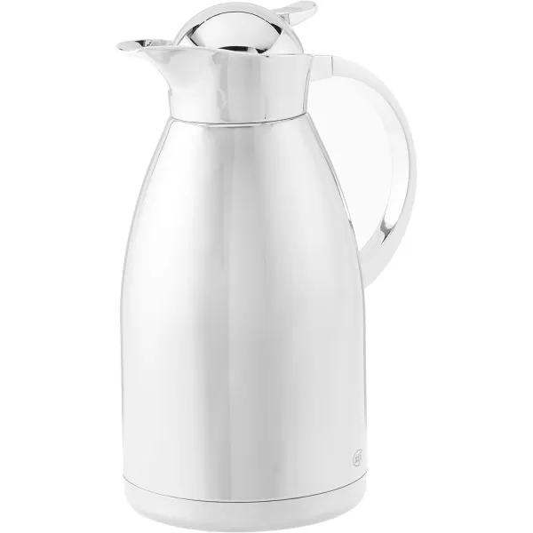 Alfi Albergo Top Therm Vacuum Insulated Carafe for Hot and Cold Beverages 15 L Stainless Steel AS2710SS22 Liter