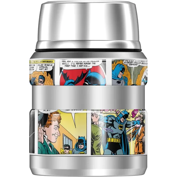 Batman Batman Comic Panels THERMOS STAINLESS KING Stainless Steel Food Jar with Folding Spoon Vacuum insulated amp Double Wall 16ozBatman Batman Comic Panels THERMOS STAINLESS KING Stainless Steel Food Jar with Folding Spoon Vacuum insulated amp Double Wall 16oz