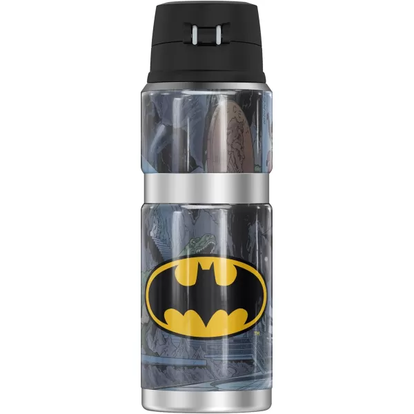 Batman Catwoman City THERMOS STAINLESS KING Stainless Steel Drink Bottle Vacuum insulated amp Double Wall 24oz24 oz Bottle BATMAN BATCAVE