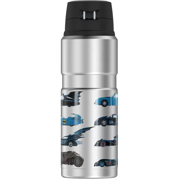 Batman History of Batmobiles THERMOS STAINLESS KING Stainless Steel Drink Bottle Vacuum insulated amp Double Wall 24ozBatman History of Batmobiles THERMOS STAINLESS KING Stainless Steel Drink Bottle Vacuum insulated amp Double Wall 24oz