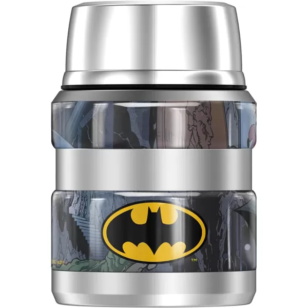 Batman Joker Arkham THERMOS STAINLESS KING Stainless Steel Food Jar with Folding Spoon Vacuum insulated amp Double Wall 16oz16 oz Food Jar BATMAN BATCAVE