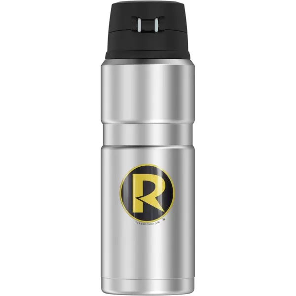 Batman Robin R Logo THERMOS STAINLESS KING Stainless Steel Drink Bottle Vacuum insulated amp Double Wall 24ozBatman Robin R Logo THERMOS STAINLESS KING Stainless Steel Drink Bottle Vacuum insulated amp Double Wall 24oz