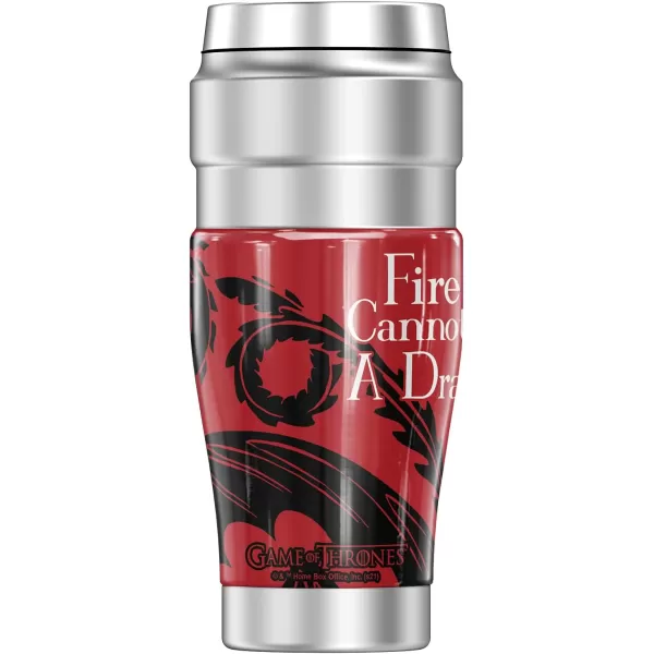 Game of Thrones Houses Fire Cannot Kill A Dragon THERMOS STAINLESS KING Stainless Steel Drink Bottle Vacuum insulated amp Double Wall 24oz16 oz Tumbler HOUSES FIRE CANNOT KILL A DRAGON