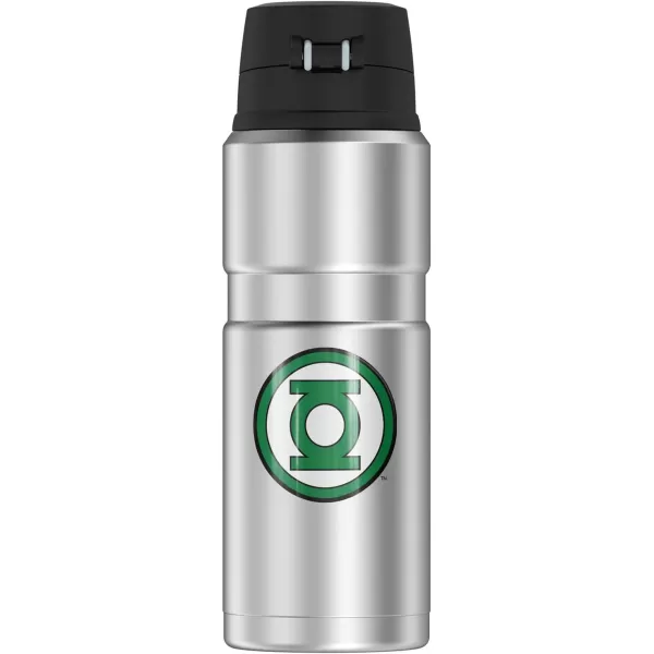 Green Lantern Circle Logo THERMOS STAINLESS KING Stainless Steel Drink Bottle Vacuum insulated amp Double Wall 24ozGreen Lantern Circle Logo THERMOS STAINLESS KING Stainless Steel Drink Bottle Vacuum insulated amp Double Wall 24oz