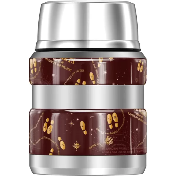 Harry Potter Celestial Hogwarts Pattern THERMOS STAINLESS KING Stainless Steel Food Jar with Folding Spoon Vacuum insulated amp Double Wall 16oz16 oz Food Jar FOOTPRINT PATTERN