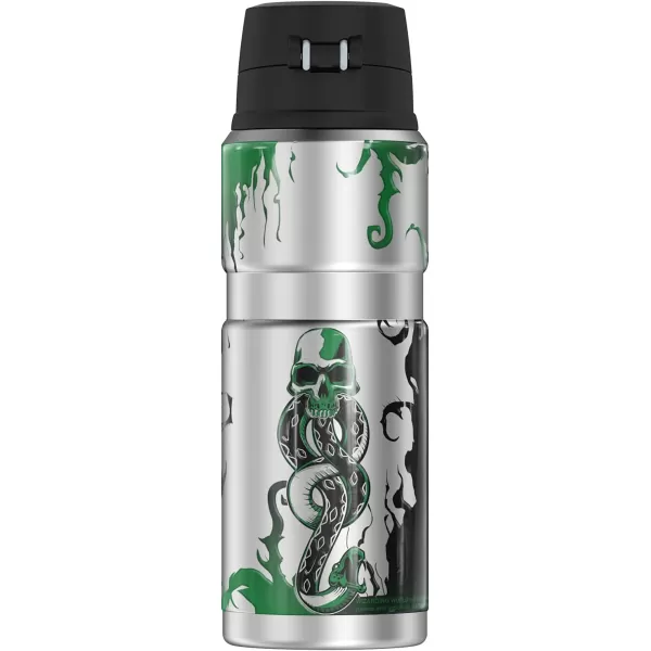 Harry Potter Death Eater Mark THERMOS STAINLESS KING Stainless Steel Drink Bottle Vacuum insulated amp Double Wall 24ozHarry Potter Death Eater Mark THERMOS STAINLESS KING Stainless Steel Drink Bottle Vacuum insulated amp Double Wall 24oz