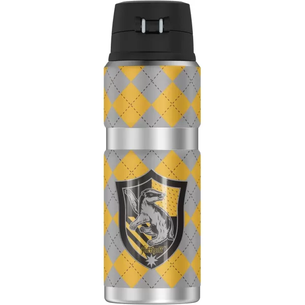 Harry Potter Gryffindor Plaid Sigil THERMOS STAINLESS KING Stainless Steel Drink Bottle Vacuum insulated amp Double Wall 24oz24 oz Bottle Hufflepuff Plaid