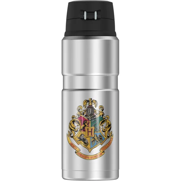 Harry Potter Hogwarts School Crest THERMOS STAINLESS KING Stainless Steel Drink Bottle Vacuum insulated amp Double Wall 24oz24 oz Bottle Hogwarts School Crest