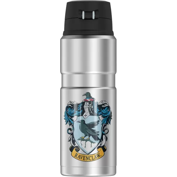 Harry Potter Hogwarts School Crest THERMOS STAINLESS KING Stainless Steel Drink Bottle Vacuum insulated amp Double Wall 24oz24 oz Bottle Ravenclaw House Crest