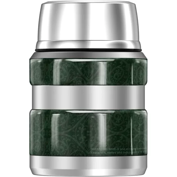 Harry Potter Slytherin House Crest THERMOS STAINLESS KING Stainless Steel Food Jar with Folding Spoon Vacuum insulated amp Double Wall 16oz16 oz Food Jar SLYTHERIN HOUSE CREST