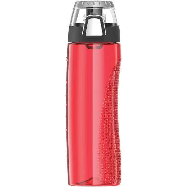 Hydration Bottle with Meter24 Ounce Hot Coral