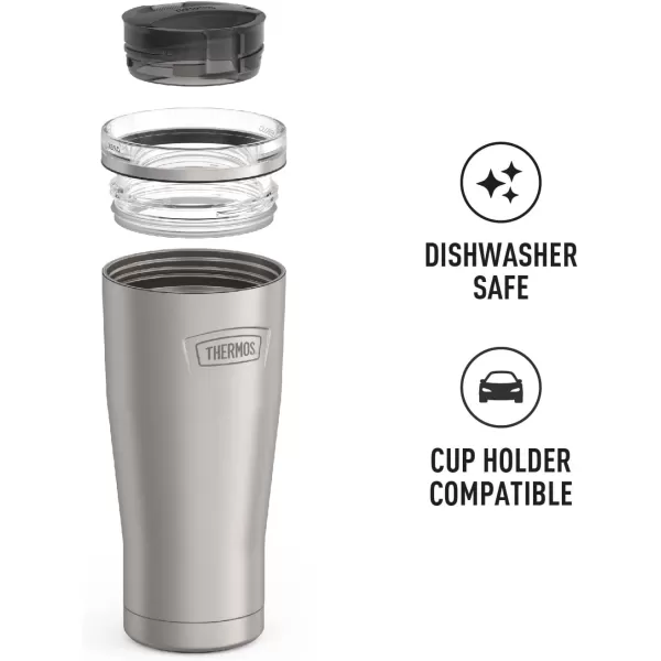 ICON SERIES BY THERMOS Stainless Steel Cold Tumbler 24 Ounce Sandstone24 Ounce Matte Stainless Steel