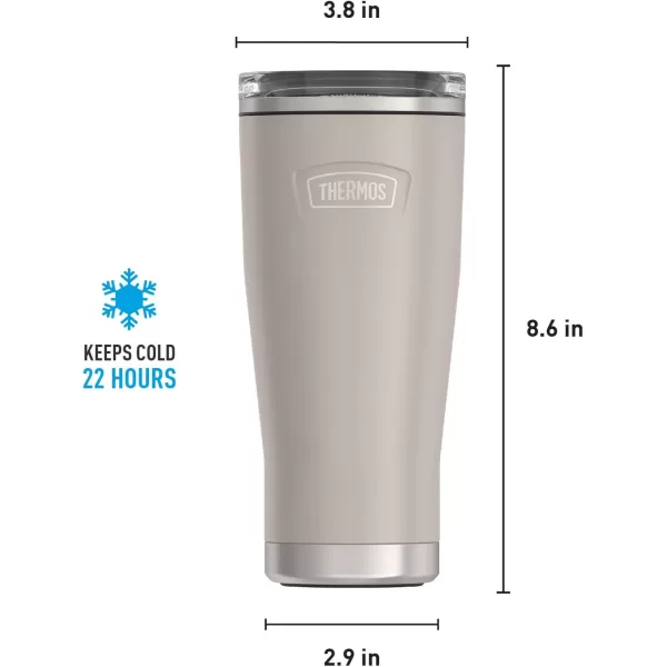 ICON SERIES BY THERMOS Stainless Steel Cold Tumbler 24 Ounce Sandstone24 Ounce Sandstone