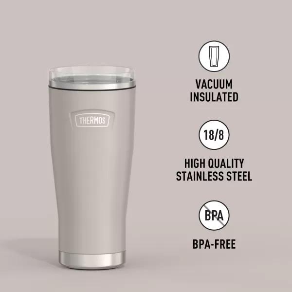 ICON SERIES BY THERMOS Stainless Steel Cold Tumbler 24 Ounce Sandstone24 Ounce Sandstone