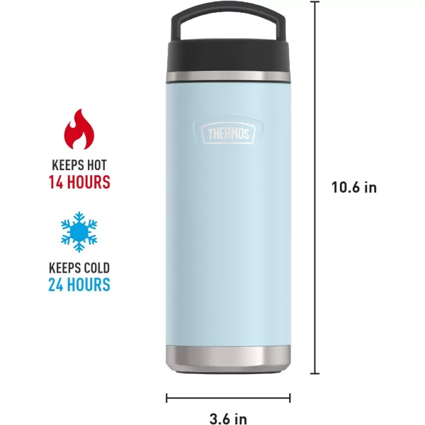 ICON SERIES BY THERMOS Stainless Steel Water Bottle with Screw Top Lid 40 Ounce Glacier32 Ounce Glacier