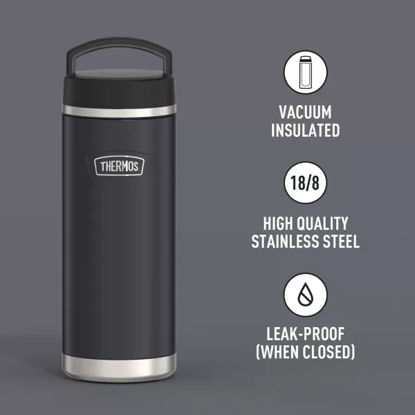 ICON SERIES BY THERMOS Stainless Steel Water Bottle with Screw Top Lid 40 Ounce Glacier32 Ounce Granite