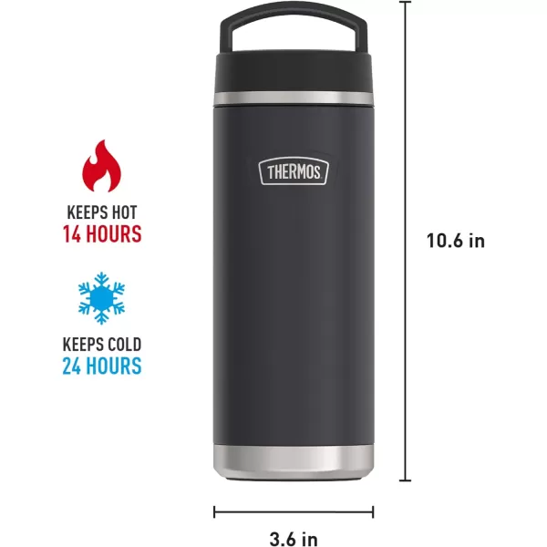 ICON SERIES BY THERMOS Stainless Steel Water Bottle with Screw Top Lid 40 Ounce Glacier32 Ounce Granite