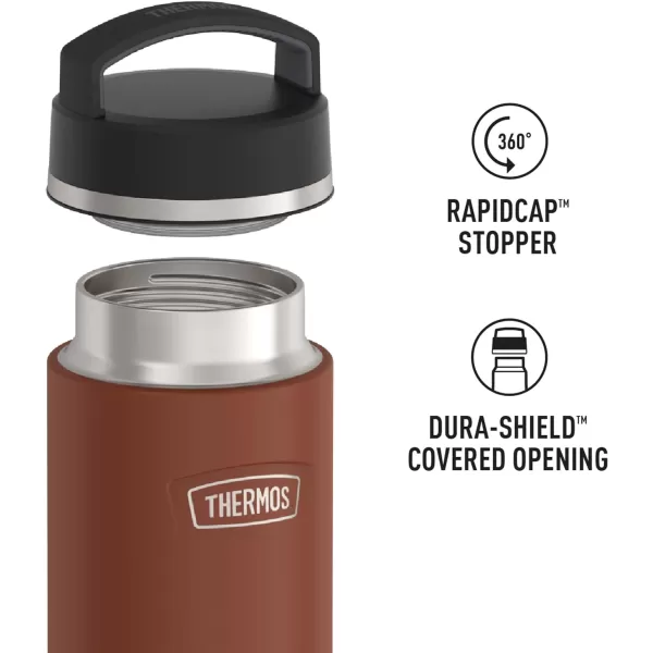 ICON SERIES BY THERMOS Stainless Steel Water Bottle with Screw Top Lid 40 Ounce Glacier32 Ounce Saddle