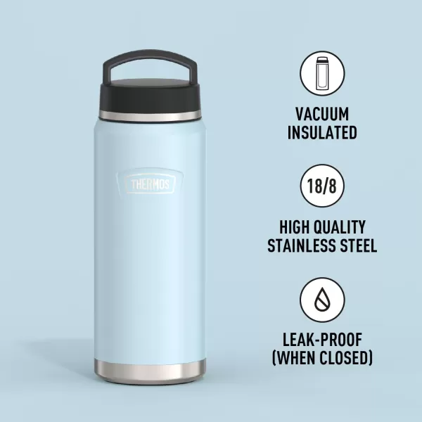 ICON SERIES BY THERMOS Stainless Steel Water Bottle with Screw Top Lid 40 Ounce Glacier40 Ounce Glacier