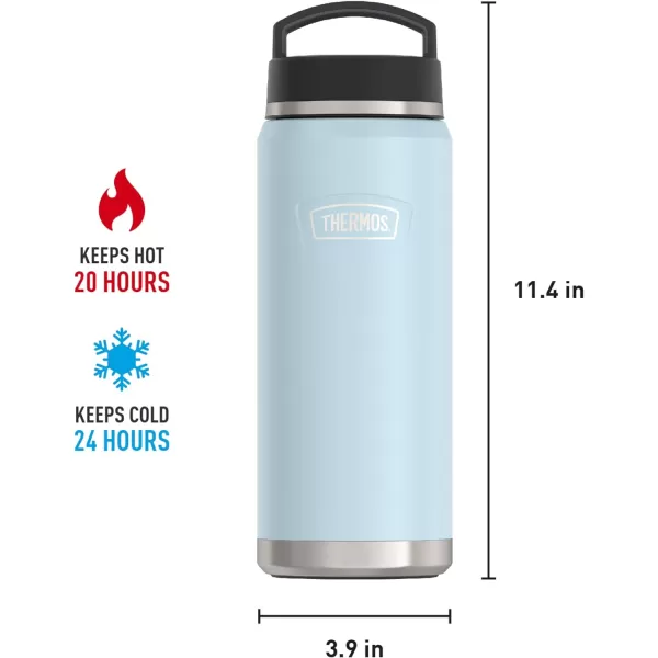 ICON SERIES BY THERMOS Stainless Steel Water Bottle with Screw Top Lid 40 Ounce Glacier40 Ounce Glacier