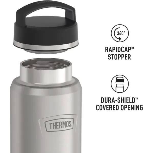 ICON SERIES BY THERMOS Stainless Steel Water Bottle with Screw Top Lid 40 Ounce Glacier40 Ounce Matte Stainless Steel