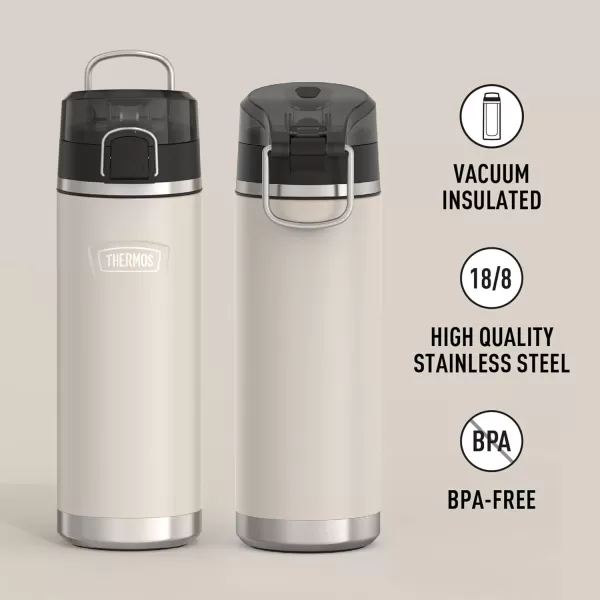 ICON SERIES BY THERMOS Stainless Steel Water Bottle with Spout 24 Ounce Sunset PinkSandstone 24 Ounce Bottle