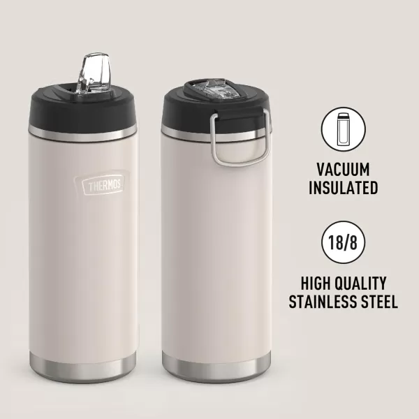 ICON SERIES BY THERMOS Stainless Steel Water Bottle with Straw Lid 32 Ounce Sunset Pink32 Ounce Sandstone