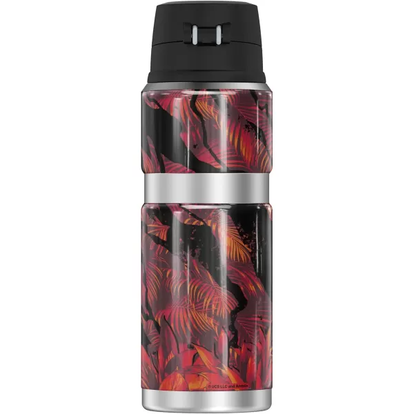 Jurassic World Red Jungle Coin Variation THERMOS STAINLESS KING Stainless Steel Drink Bottle Vacuum insulated amp Double Wall 24oz24 oz Bottle RED JUNGLE COIN VARIATION