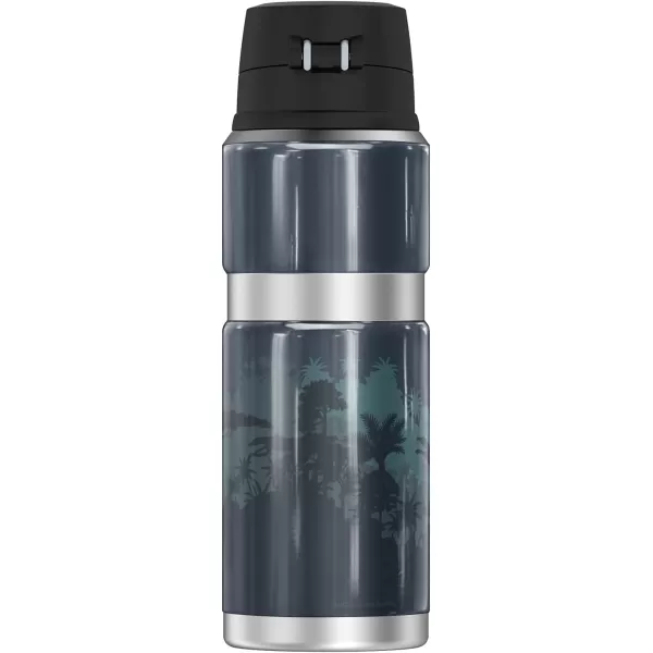 Jurassic World TRex Mountain Encounter THERMOS STAINLESS KING Stainless Steel Drink Bottle Vacuum insulated amp Double Wall 24oz24 oz Bottle RAPTOR CHASER