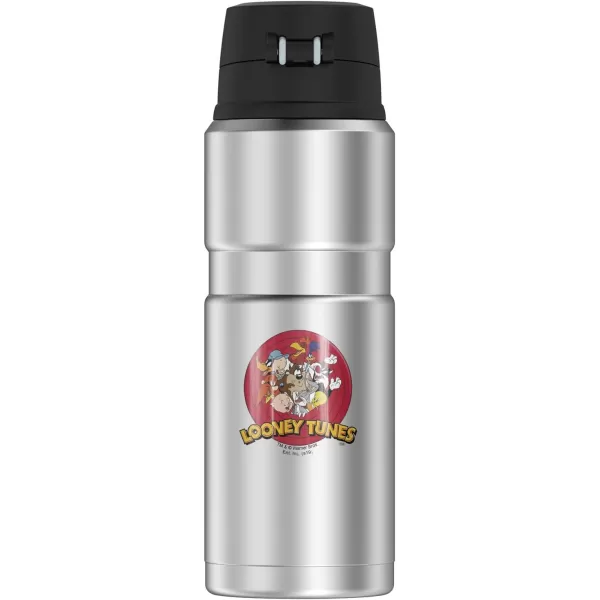 Looney Tunes Logo THERMOS STAINLESS KING Stainless Steel Drink Bottle Vacuum insulated amp Double Wall 24oz24 oz Bottle Looney Tunes Group