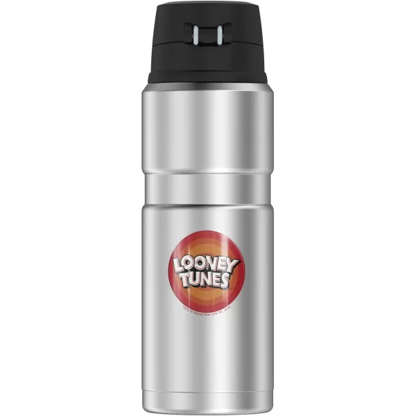 Looney Tunes Logo THERMOS STAINLESS KING Stainless Steel Drink Bottle Vacuum insulated amp Double Wall 24oz24 oz Bottle Looney Tunes Logo