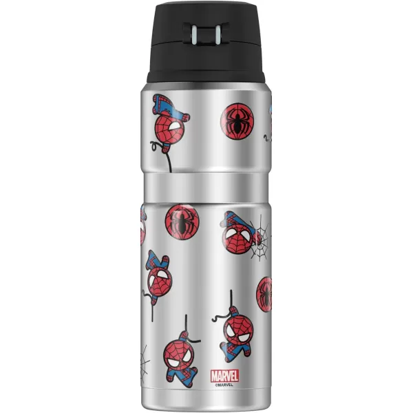 MARVEL  SpiderMan Spidey Kawaii THERMOS STAINLESS KING Stainless Steel Drink Bottle Vacuum insulated amp Double Wall 24oz24 oz Bottle SPIDER KAWAII