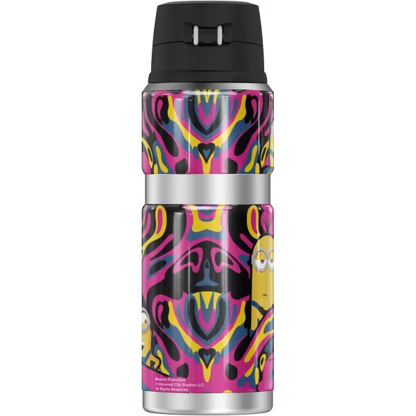 Minions Keep It Chill Trippy Lava THERMOS STAINLESS KING Stainless Steel Drink Bottle Vacuum insulated amp Double Wall 24oz24 oz Bottle KEEP IT CHILL TRIPPY LAVA