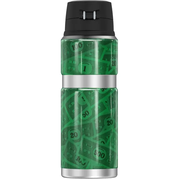 Monopoly Money THERMOS STAINLESS KING Stainless Steel Drink Bottle Vacuum insulated amp Double Wall 24ozMonopoly Money THERMOS STAINLESS KING Stainless Steel Drink Bottle Vacuum insulated amp Double Wall 24oz