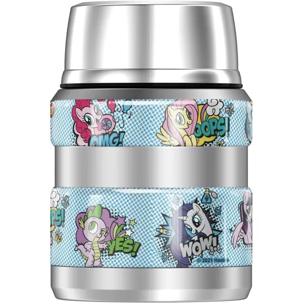 My Little Pony Tv Pony Comic THERMOS STAINLESS KING Stainless Steel Food Jar with Folding Spoon Vacuum insulated amp Double Wall 16ozMy Little Pony Tv Pony Comic THERMOS STAINLESS KING Stainless Steel Food Jar with Folding Spoon Vacuum insulated amp Double Wall 16oz