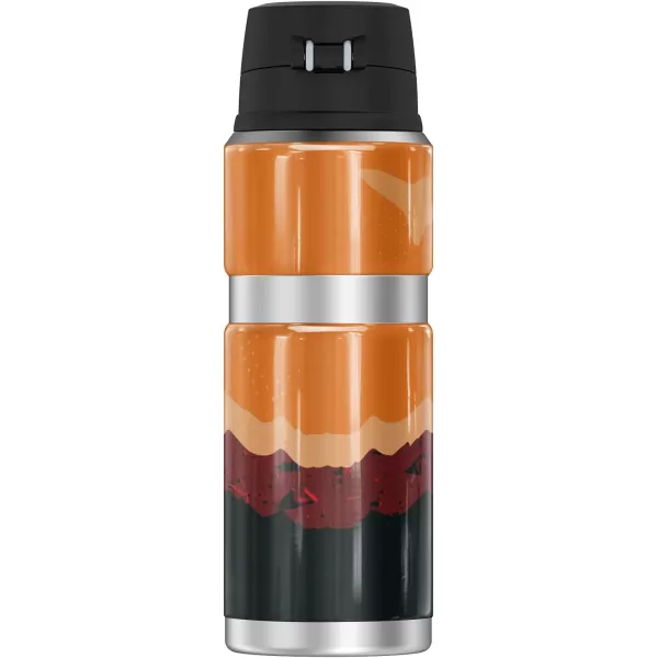 Nasa Mars Perserverance Logo THERMOS STAINLESS KING Stainless Steel Drink Bottle Vacuum insulated amp Double Wall 24oz24 oz Bottle MARS 2020 RED PLANET