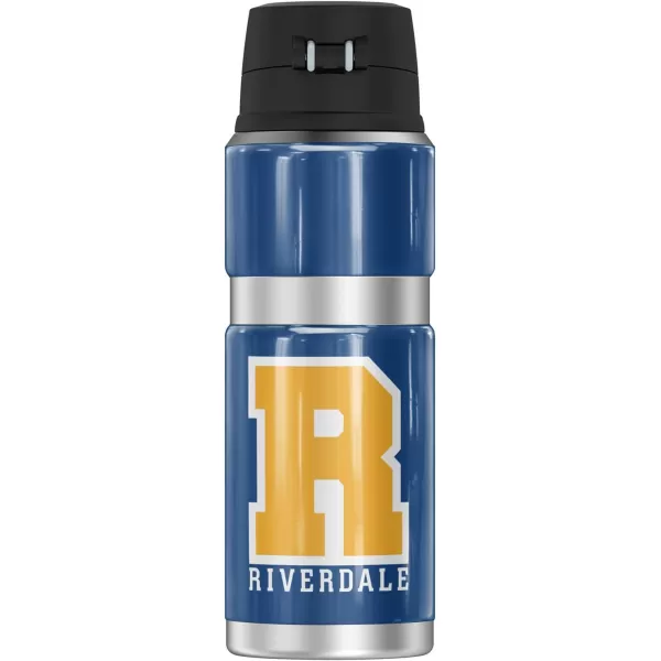 Riverdale VarsITy Letter THERMOS STAINLESS KING Stainless Steel Drink Bottle Vacuum insulated amp Double Wall 24ozRiverdale VarsITy Letter THERMOS STAINLESS KING Stainless Steel Drink Bottle Vacuum insulated amp Double Wall 24oz