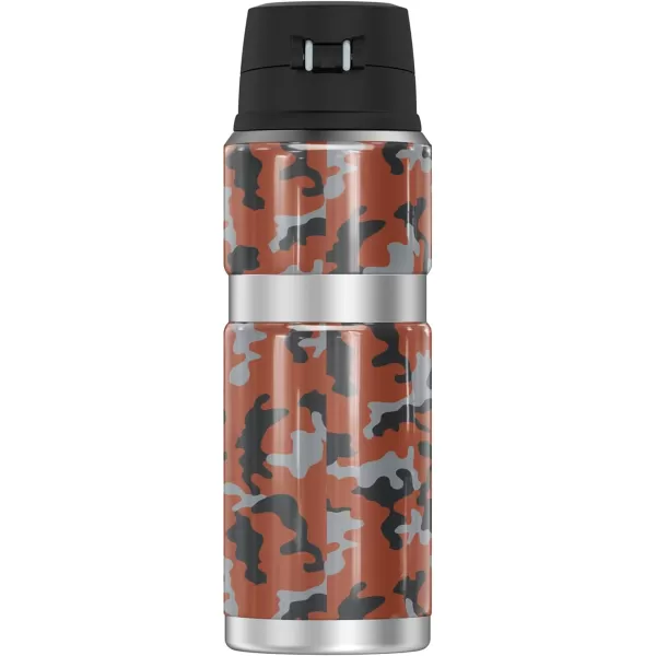 SYRACUSE UNIVERSITY OFFICIAL Camo THERMOS STAINLESS KING Stainless Steel Drink Bottle Vacuum insulated ampamp Double Wall 24ozUNIVERSITY OF TEXAS