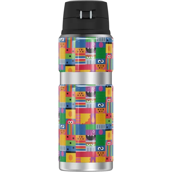 Sesame Street Abstract Art Blocks THERMOS STAINLESS KING Stainless Steel Drink Bottle Vacuum insulated amp Double Wall 24ozSesame Street Abstract Art Blocks THERMOS STAINLESS KING Stainless Steel Drink Bottle Vacuum insulated amp Double Wall 24oz