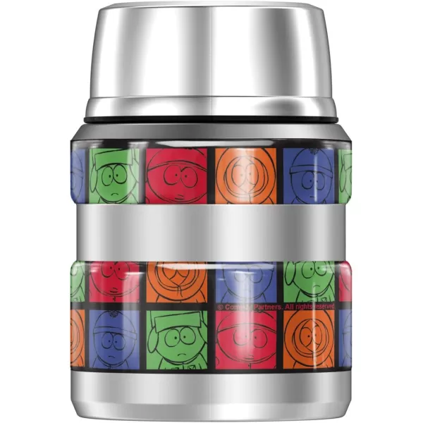 South Park Cartman Stan Kyle Kenny Collage THERMOS STAINLESS KING Stainless Steel Food Jar with Folding Spoon Vacuum insulated amp Double Wall 16ozSouth Park Cartman Stan Kyle Kenny Collage THERMOS STAINLESS KING Stainless Steel Food Jar with Folding Spoon Vacuum insulated amp Double Wall 16oz