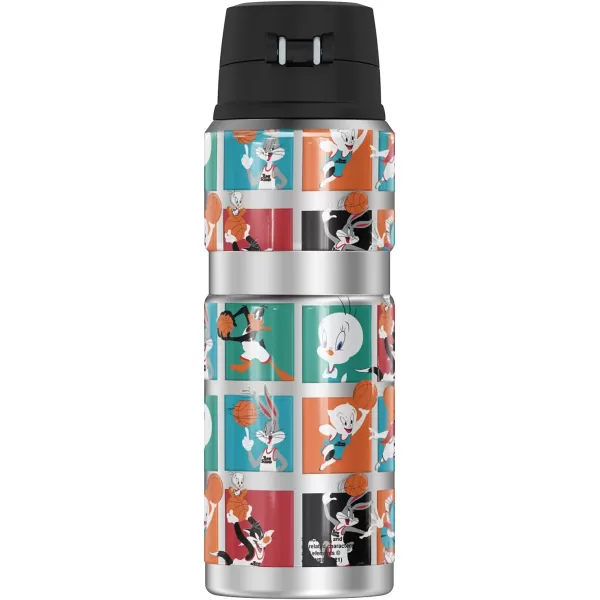 Space Jam A New Legacy Goon Character Tile Pattern THERMOS STAINLESS KING Stainless Steel Drink Bottle Vacuum insulated amp Double Wall 24oz24 oz Bottle TOON CHARACTER