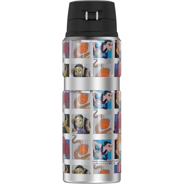 Space Jam A New Legacy Goon Character Tile Pattern THERMOS STAINLESS KING Stainless Steel Drink Bottle Vacuum insulated amp Double Wall 24oz24 oz Bottle GOON CHARACTER