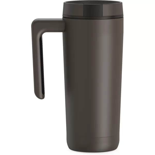 THERMOS ALTA SERIES Stainless Steel Mug 18 Ounce Matte SteelEspresso BlackEspresso Black