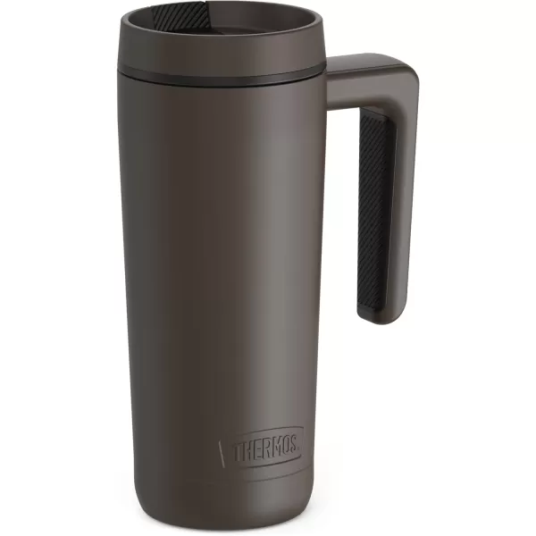 THERMOS ALTA SERIES Stainless Steel Mug 18 Ounce Matte SteelEspresso BlackEspresso Black