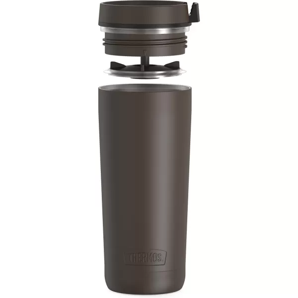 THERMOS ALTA SERIES Stainless Steel Tumbler 18 Ounce Espresso BlackEspresso Black