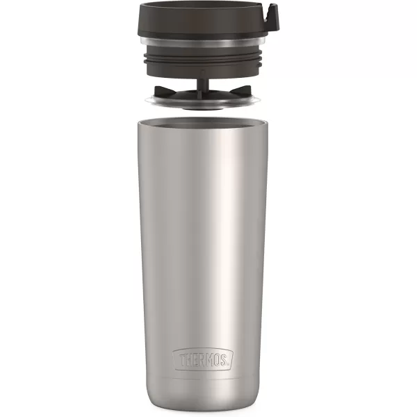 THERMOS ALTA SERIES Stainless Steel Tumbler 18 Ounce Espresso BlackMatte Steel